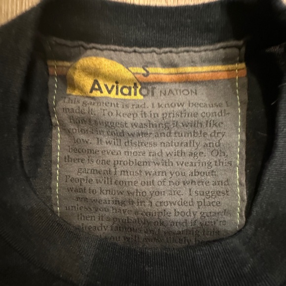 🌈 🏄‍♀️ SOLD OUT Aviator Nation 🌴 🌊 SIGNATURE VENICE CHARCOAL Unisex TEE Small - Picture 7 of 16